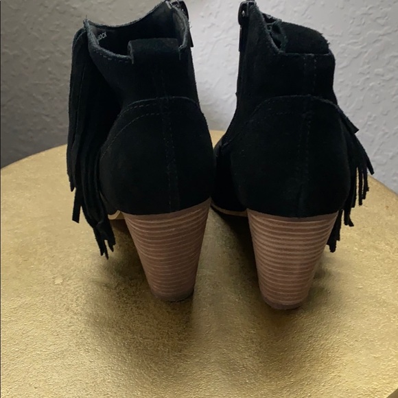 Steve Madden Suede Fringe Booties - Picture 5 of 6